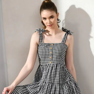 Robe d'été en coton indien fait à la main, tenue de fête courte à imprimé floral élégante, cadeau de mariée personnalisé pour femmes, taille naturelle décontractée - Product Image 5