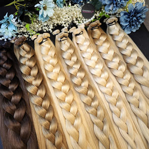 2025 vente chaude qualité supérieure 100% extensions de cheveux humains vierges vietnamiens cuticule complète pour la trame de génie prix de gros - Product Image 1