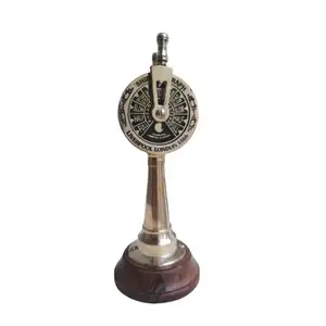 Real Acacia Wooden Base Telegraph Anti Slip For Table Decorative Office Home Accessories Nautical Telegraph Ready Stock