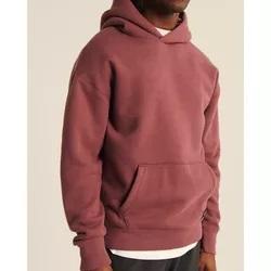 Sweat à capuche homme surdimensionné de luxe de haute qualité Logo brodé personnalisé Noir Poids lourd Blanc Respirant Strass Vente en gros - Product Image 2