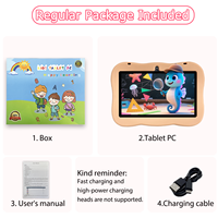 Tablet Anak Capybara 7 Inch 16GB Quad Core Layar Kapasitif Set Lengkap dengan Casing Silikon Lembut Alat Permainan Edukasi Produk Terbaru