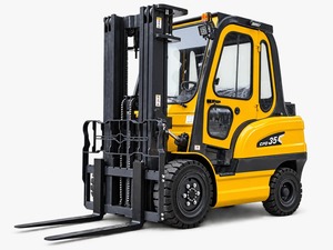 Chariot élévateur diesel haute capacité avec construction robuste, système de levage puissant et maniement stable pour la logistique d'entreposage - Product Image 1
