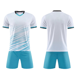Completo <span class=keywords><strong>da</strong></span> <span class=keywords><strong>Calcio</strong></span> Stampato Resistente per Uomo e Bambino, Maglia a Maniche Corte per Allenamento e Partite, Adatto anche per Tennis <span class=keywords><strong>da</strong></span> Tavolo - Product Image 2