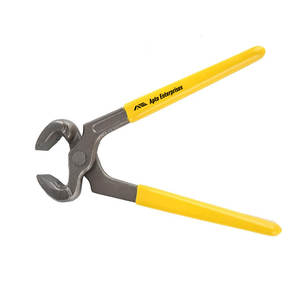 Pince à sabots multifonctionnelle en acier inoxydable réutilisable de 7 pouces, outil de maréchal-ferrant robuste, poignée en plastique, pince à sabots pour - Product Image 6