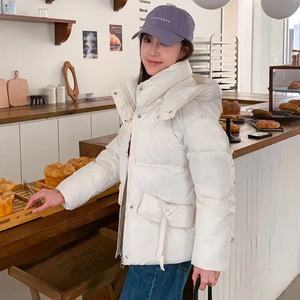 แจ็กเก็ต2024ขนเป็ดสำหรับผู้หญิง, เสื้อโค้ทบุผ้าฝ้ายหนาอบอุ่นทรงหลวมสำหรับใส่ทับด้านนอกเสื้อแจ็คเก็ตสั้นเสื้อโค้ทฤดูหนาว - Product Image 5