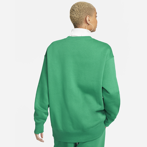 Sweat-shirt surdimensionné en molleton de coton 100% de haute qualité pour femmes manches longues grande taille hiver marchait avec impression de Logo personnalisé - Product Image 2