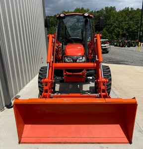 Tracteur agricole KUBOTA d'occasion avec chargeur LA1154, livraison rapide, prix bas, avec pompe et composants essentiels de transmission, à vendre - Product Image 1