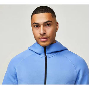 Qualité supérieure Hommes Survêtements Streetwear 100% Coton Survêtement Logo Personnalisé Courir En Plein Air Jogging Ensemble Léger - Product Image 4