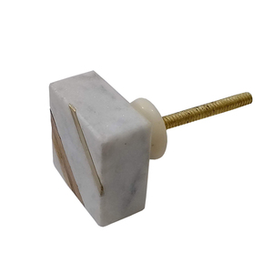 Wholesale Supplier Solid Marble Pull Knob Handle Handicraft <b>Furniture</b> <b>Hardware</b> for Cabinets Drawers for Bedroom Bathroom Hotel - Product Image 1