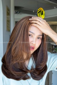 Perruque à trame unique en cheveux Remy vietnamiens coupés en couches, style lisse soyeux, 100% cheveux humains vierges, longueur courte 8-12 pouces - Product Image 4