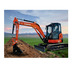 Excavatrice compacte Kubota U48-4 efficace à vendre, faible nombre d'heures, moteur diesel, commandes hydrauliques fluides, cabine fermée, prête à l'emploi - Product Image 6