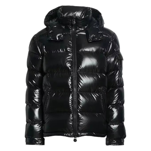 2025 New Arrival Men's Bubble Jacket High Street Style <b>Canvas</b> Zipper <b>Animal</b> Print Winter Jacket Nylon/Polyester Best Price - Product Image 4