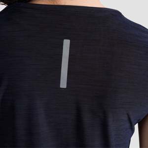 T-shirt de sport Aero Wave Navy, design respirant - Product Image 6