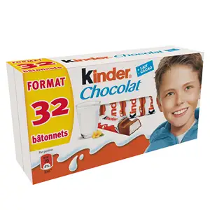 קינדר שוקולד שיירפאק 16 חבילות שוקולד מעדן חלב וקקאו קופסא 10 יחידות 13.7 oz נטו Wt (390 גרם)