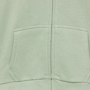 Top corto transpirable para mujer, sudaderas con capucha de lana de manga larga, Sudadera con capucha para mujer, Top corto sólido personalizado, Sudadera con capucha de lana - Product Image 4