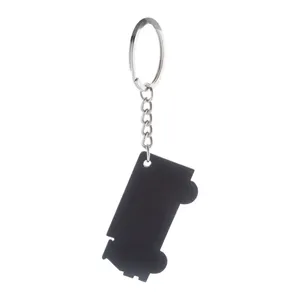 Portachiavi LorryShine Riciclato, Gadget Promozionale Sostenibile con Moschettone - Product Image 4