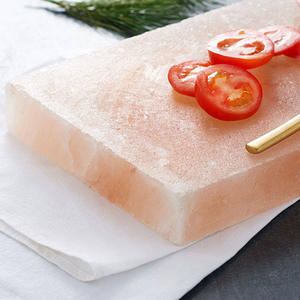 Bandeja de Bloque de Sal Rosa del Himalaya Orgánica, Losas de Cocina Talladas de Primera Calidad, Parrilla Ecológica, Decoración del Hogar, Servicio OEM - Product Image 3
