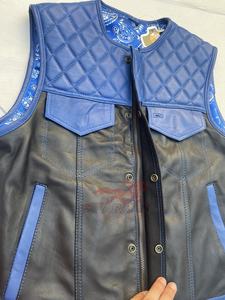 Gilet de motard en cuir de vache de qualité supérieure vêtements de sport fabriqués à la main et confortables avec doublure personnalisable pour une utilisation durable du cavalier - Product Image 3