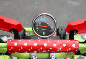 110cc 125cc Color Frame Embrague semiautomático 3 + 1 Arranque eléctrico Cuatro tiempos Cuatro ruedas Mini motocicleta - Product Image 4