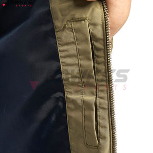 Chaquetas Bomber de hombre de nuevo diseño en color personalizado y diseño Chaquetas Bomber de invierno casuales lisas - Product Image 6