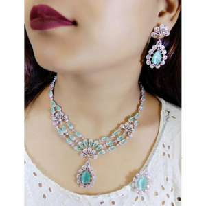 Collection de bijoux AD de qualité supérieure pour mariage et fiançailles, produit en vrac, nouvelle mode, ensemble de bijoux colorés - Product Image 2