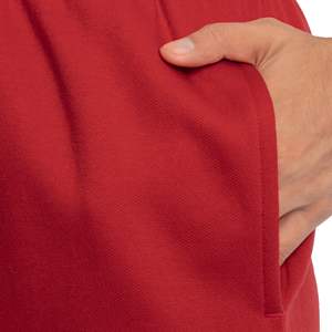 MOQ bajo Hombres Jogger Pantalones Rojo Simple Liso Color sólido Jogger Pantalones - Product Image 4