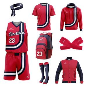 OEM Wholesale Custom Basketball Wear Bundle Package Full Sublimation Shooting <b>Shirt</b> Hoodie Sleeves Basketball uniform - Product Image 4