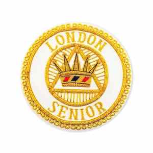 Haute qualité maçonnique Senior London Grand chapitre grade tablier Badge francs-maçons Regalia tablier Badges - Product Image 4