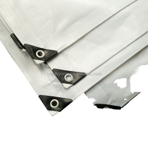 Bâche en PE robuste, imperméable, rayée, en rouleau, haute durabilité, options de couleur et de taille personnalisées, pour l'industrie et l'agriculture - Product Image 2