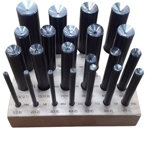 Dapping Cutter Set 22 Piezas con soporte de madera herramientas joyero - Product Image 1