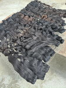 Extensiones de cabello humano Remy ondulado Natural indio crudo profesional de 16 pulgadas de calidad superior para salón y venta al por mayor - Product Image 5