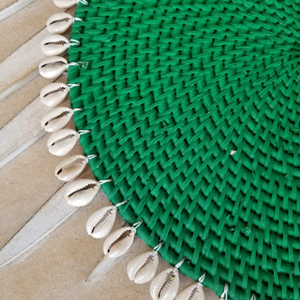 Must-Have Handicraft 100% Napperon en rotin écologique avec coquille Couleur naturelle Décoration de table Fait à la main en gros au Vietnam - Product Image 5