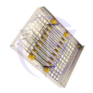 Kit de 8 Instrumentos Dentales para Obturaciones de Composite con Punta Dorada, Herramientas Profesionales de Restauración con Estuche de Acero, Proveedor Wenquar - Product Image 6