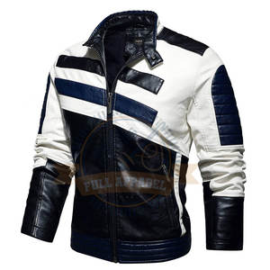 Veste de moto et de course automobile d'hiver pour hommes, coupe ajustée, marque privée personnalisée, coupe-vent, fermeture éclair complète, nouveauté - Product Image 1