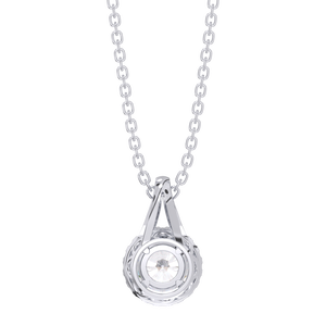 Elegante colgante relleno de oro de 10K con piedra de circón fina, joyería chapada en rodio, colgante de abalorios de moda para mujer - Product Image 5