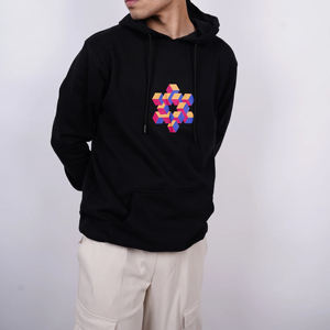 Sudadera con capucha de doble capa Unisex Heavyweight 500 Gsm, ropa de calle con logotipo personalizado, jersey de talla grande con estampado polar para hombre, estilo de invierno - Product Image 5