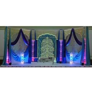 Grand Wedding Stage <b>Backdrop</b> Decoration Wedding Stage Panels Weddings Stages <b>Backdrop</b> <b>Frames</b> - Product Image 1