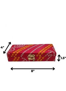 Caja de cartón al por mayor hecha a mano con estampado Lahariya para guardar joyas, ideal para Navidad, fiestas, bodas y regalos para novias. - Product Image 4