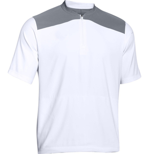 เสื้อเบสบอลแบบซิป 1/4 แขนสั้น สำหรับผู้ใหญ่ ชุดกีฬาสำหรับวอร์มอัพ เสื้อแจ็คเก็ตทีม เสื้อแจ็คเก็ตตีเบสบอล เสื้อเบสบอลซอฟต์บอล - Product Image 6