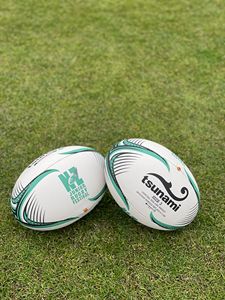 Pelota de entrenamiento de Rugby con agarre súper fuerte de alta calidad, tamaño 3, Material de goma duradero para todo tipo de clima para entusiastas de los deportes - Product Image 3