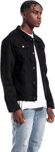New Fashion 100% Cotton <b>Denim</b> <b>Jacket</b> for Men and High Street Style for Winter Wear <b>Custom</b> Logo Design <b>Denim</b> <b>Jackets</b> - Product Image 3