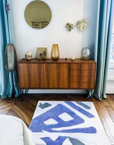 Tapis abstrait touffeté à la main Tapis en laine à motif de style moderne solide Tapis faits à la main multicolores pour la maison et personnaliser la taille disponible - Product Image 3