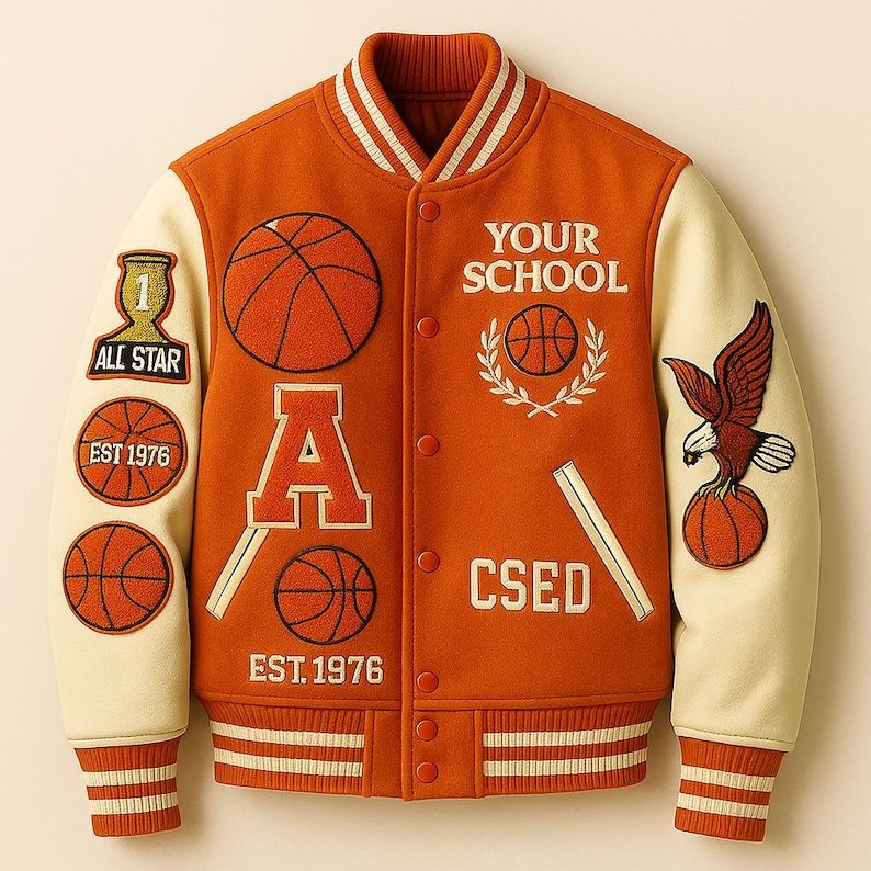 Power Punch High Quality Custom Design Men's Varsity Letterman Jackets Woolen
