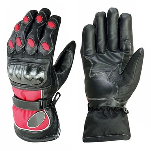 Guantes de protección para montar en moto Guantes de carreras de cuero de alta calidad para deportes de carreras al aire libre Guantes - Product Image 1