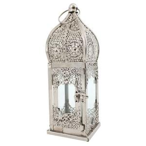 Lanterne marocaine en or de qualité supérieure, bougeoir design fait à la main, lanterne en métal fantaisie - Product Image 3