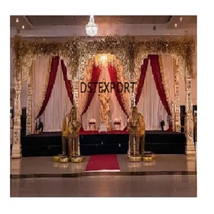 Evento de boda de lujo Banquete Mandap Decor Grand Bollywood Wedding Vidhi Mandap Mejor evento de boda FRP Mandap - Product Image 1