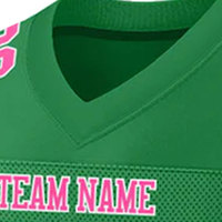 Servicios OEM, Jersey de Fútbol Americano de Último Estilo para Fanáticos, Diseño Personalizado de Alta Calidad, Manga Corta, 100% Poliéster, Tallas Grandes para Adultos