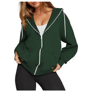 Ladies Oversized Pullover Cropped Hoodie <b>Girls</b> Fashionable Streetwear Casual Crop Tops <b>Hoodies</b> <b>Sweatshirts</b> for Women - Product Image 5