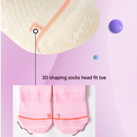 Chaussettes de fitness respirantes pour femmes avec bande de soutien de la voûte et zones de ventilation Logo personnalisé pour les entraînements quotidiens d'entraînement en salle de sport