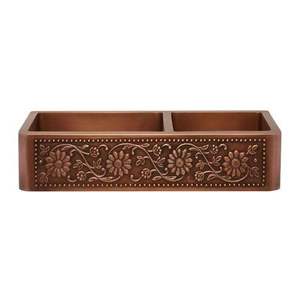 Fregadero de Cocina de Cobre Premium con Diseño Moderno, Resistencia a la Corrosión y Calidad Artesanal para Espacios de Cocina Elegantes - Product Image 3